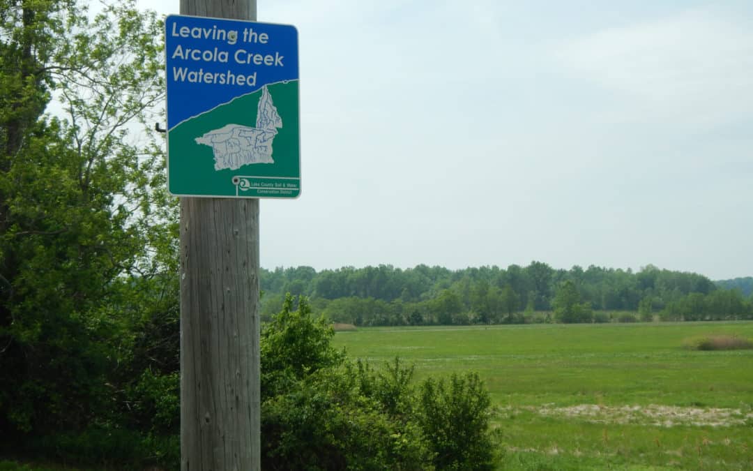 Arcola Creek Watershed Signs